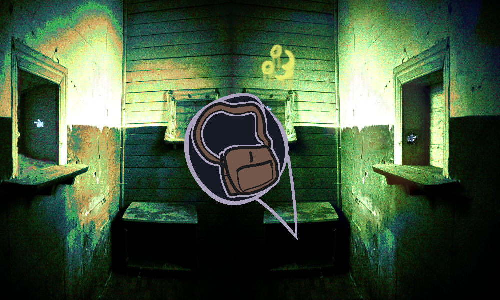 the same space but an icon bubble has shown that a messenger bag was found in one of the cubby boxes of the room the same space but an icon bubble has shown that a messenger bag was found in one of the cubby boxes of the room